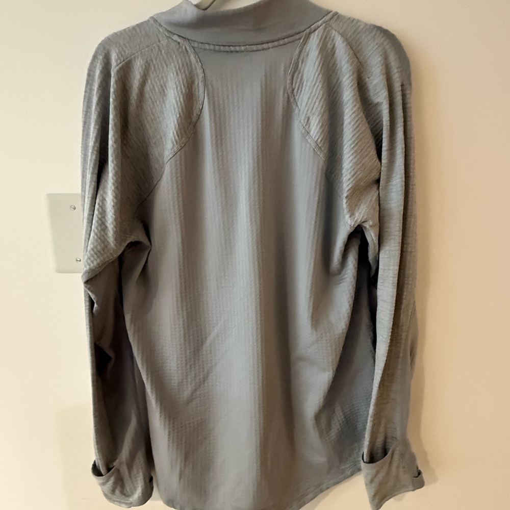 Nike Light Gray Performance Pullover - image 2